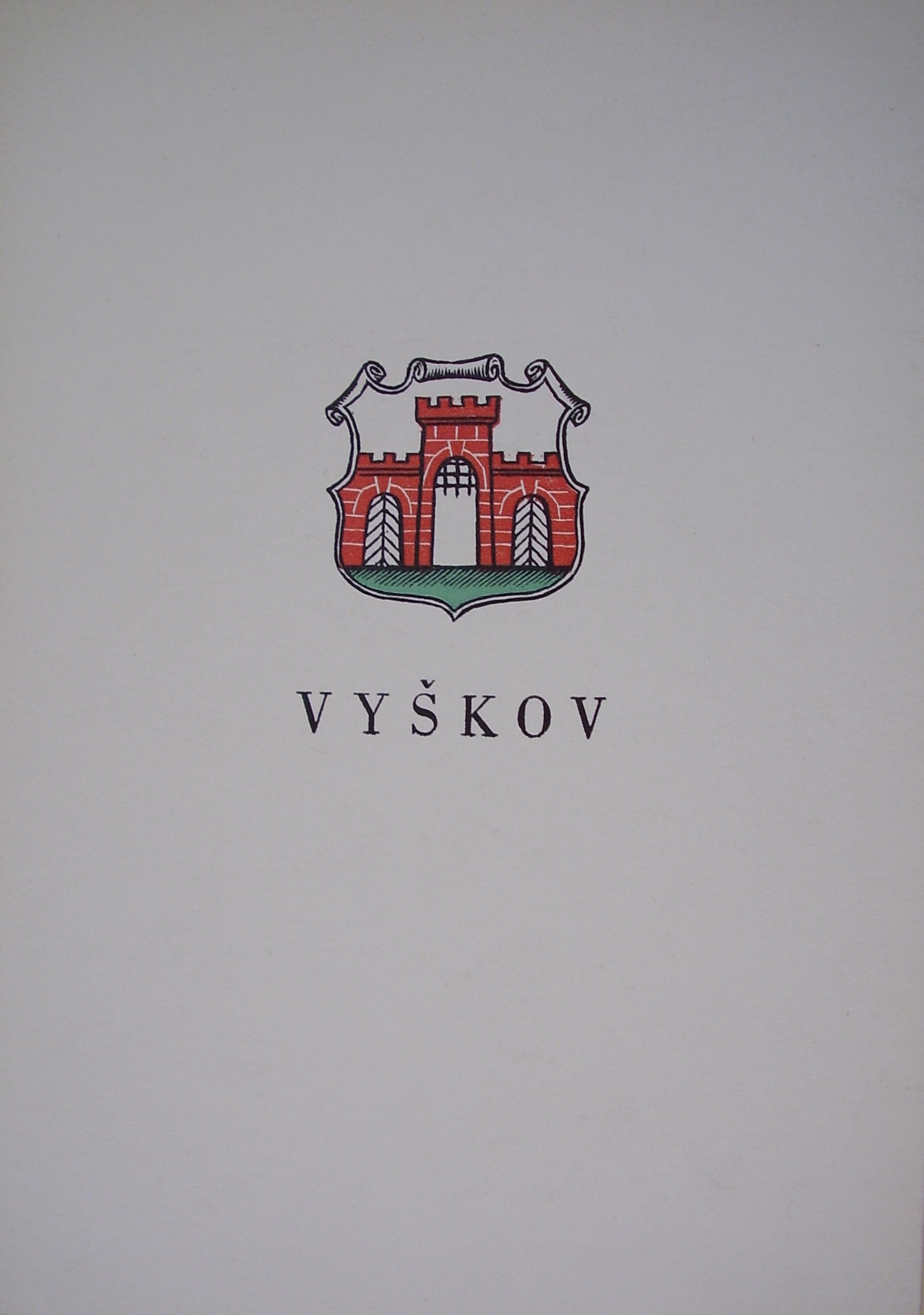 Jiří Bouda - Vyškov, šest barevných litografií, titulní strana